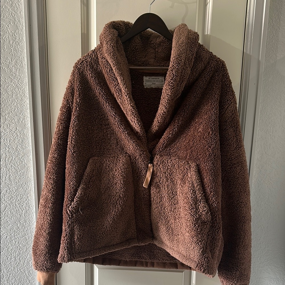 REI Brown Fleece Jacket